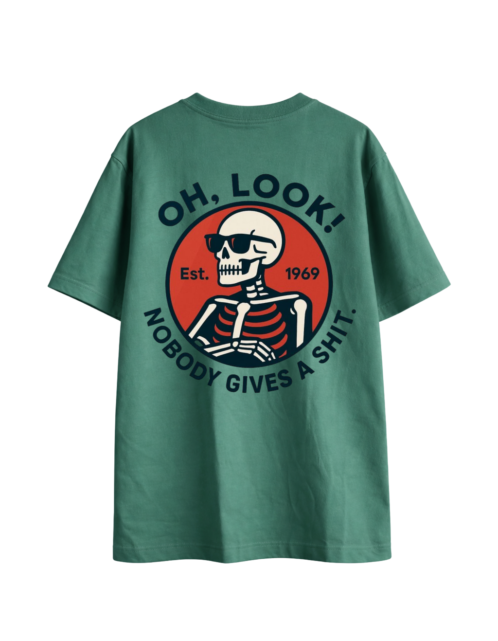 OH, LOOK! Nobody Gives A Shi*t – Oversized Tee