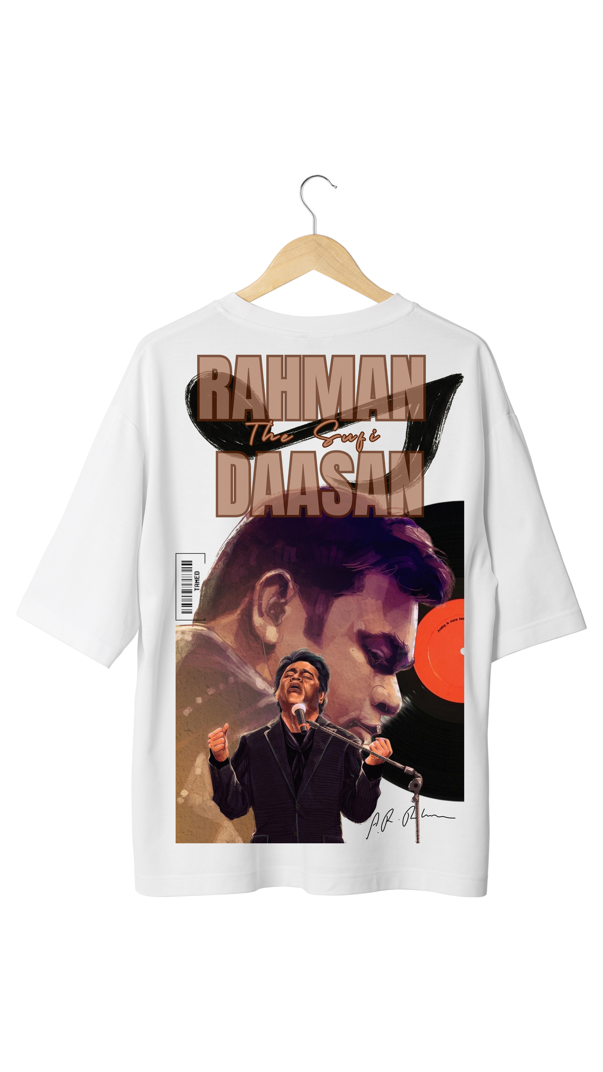 RAHMAN – The DAASAN | Oversized White T-Shirt 🤍🎶
