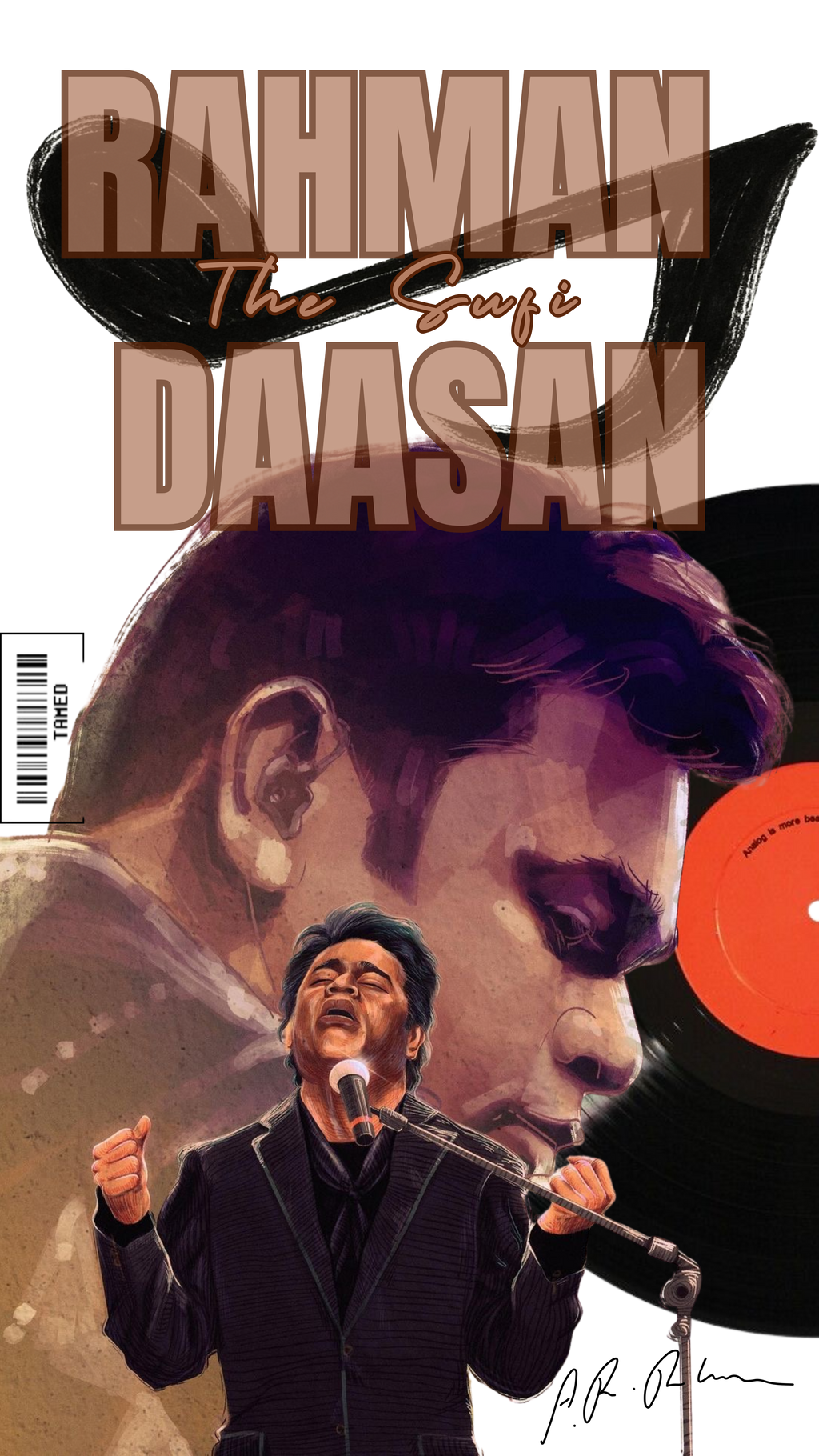RAHMAN – The DAASAN | Oversized White T-Shirt 🤍🎶